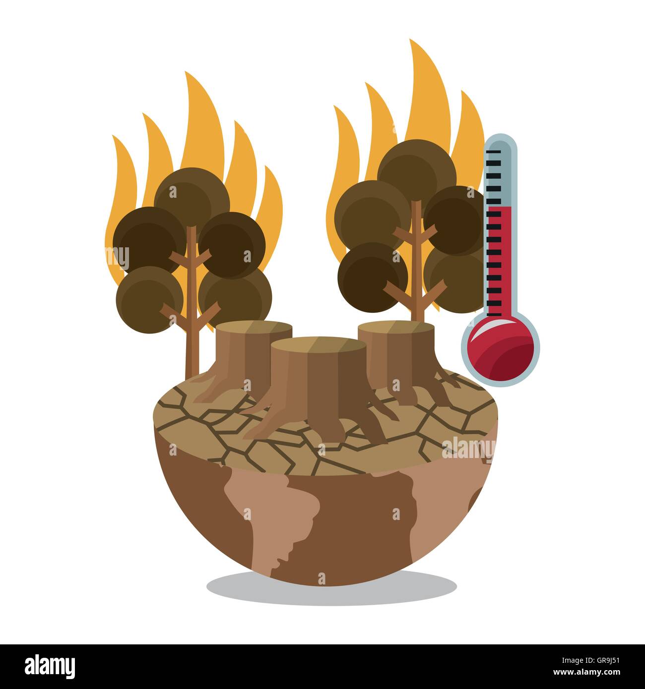 Global warming and environment design Stock Vector Image & Art - Alamy