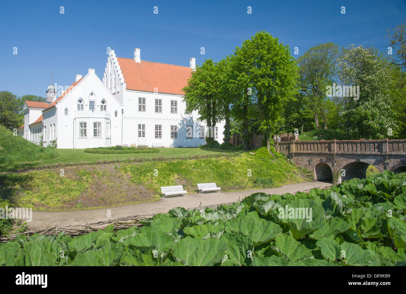 Castle Nörre Vosborg, Jütland, Denmark Stock Photo