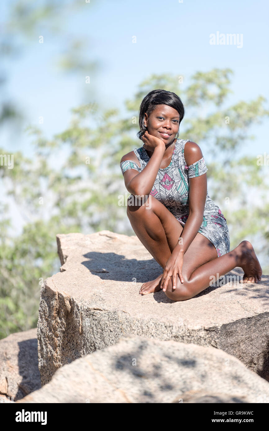 Posing with a hi-res stock photography and images - Alamy