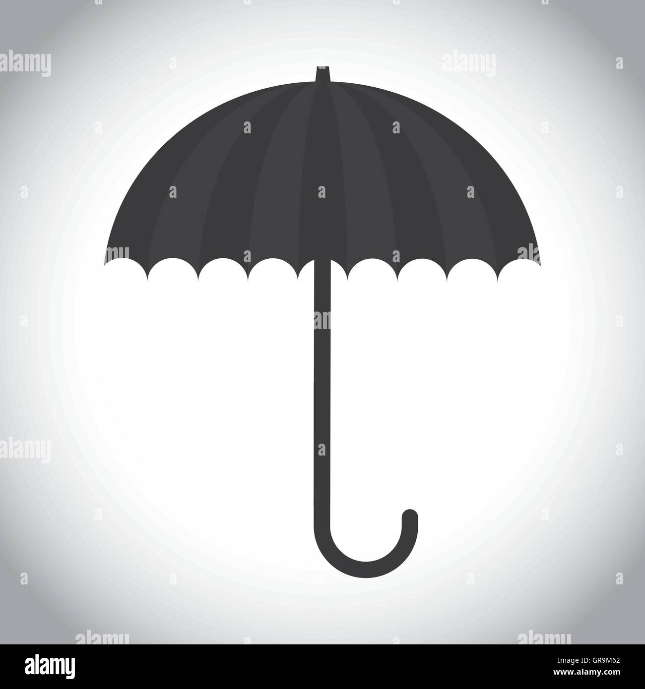 Black and isolated umbrella design Stock Vector Image & Art - Alamy