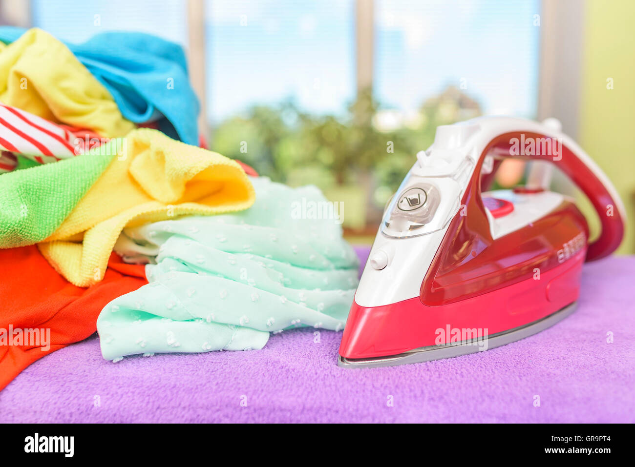 Ironing pressing cloth hi-res stock photography and images - Page 2 - Alamy