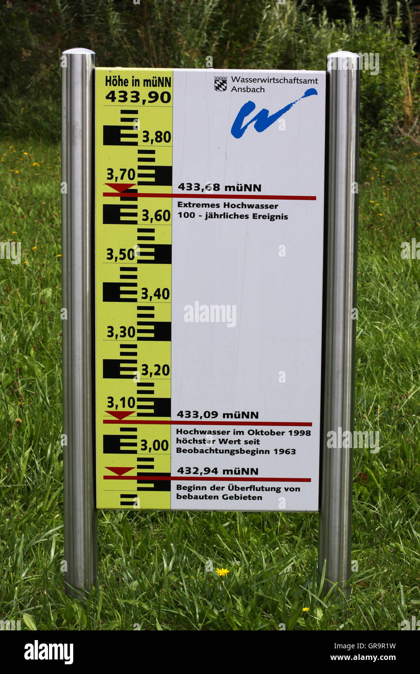 Flood measuring hi-res stock photography and images - Alamy