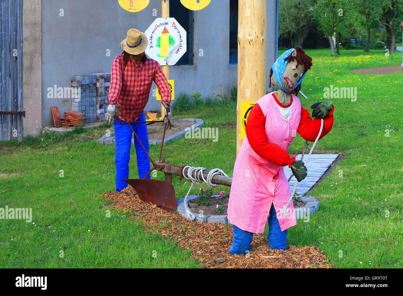 Maypole Stock Photo