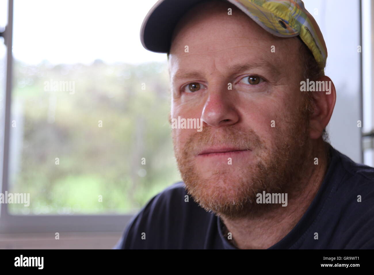 Winemaker Sven Bruchfeld at Polkura Wines, Marchgue, Colchagua Valley, Santiago, Chile Stock Photo