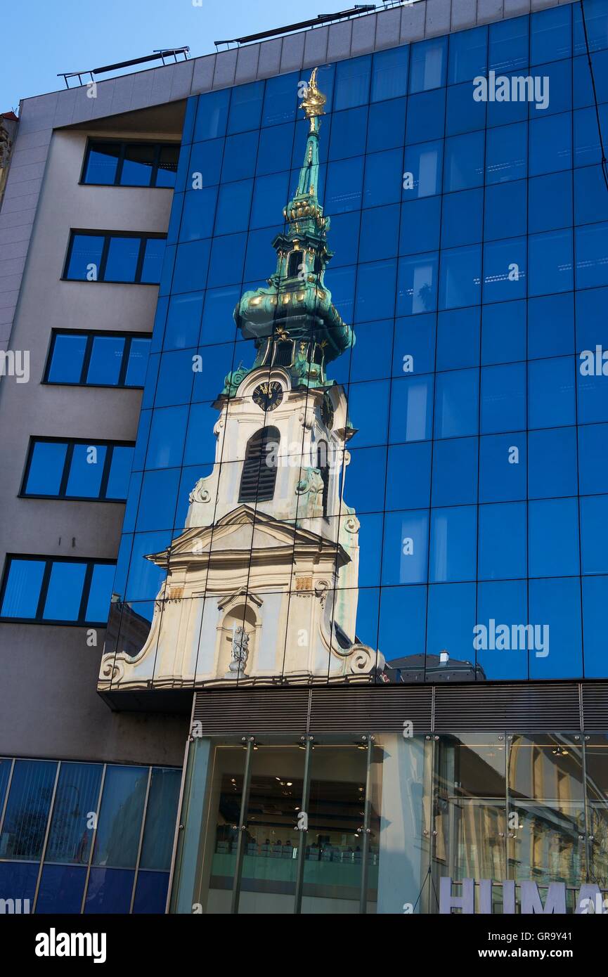 Steeple reflection hi-res stock photography and images - Alamy