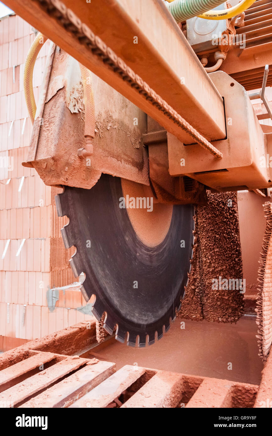 Detail Of A Table Saw Stock Photo Alamy