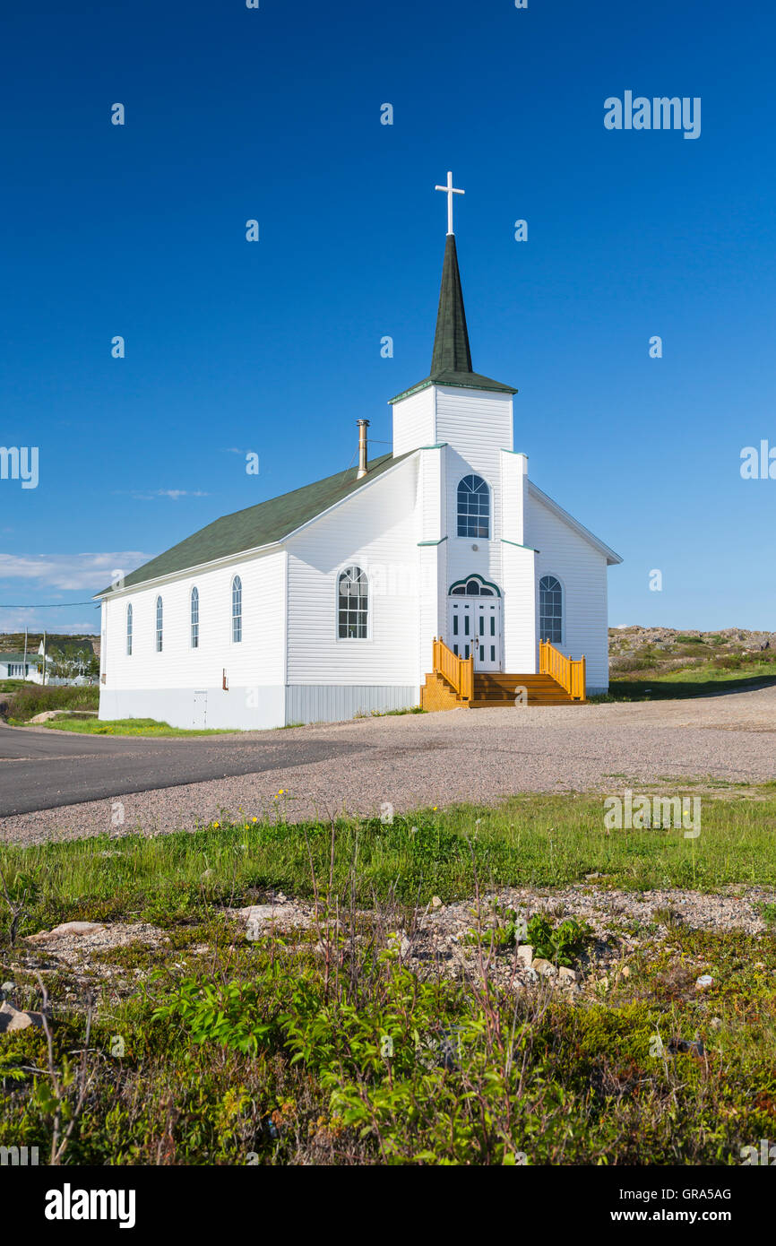 Mary Queen of the World Roman Catholic Church at Joe Batt's Arm, Fogo Island, Newfoundland and