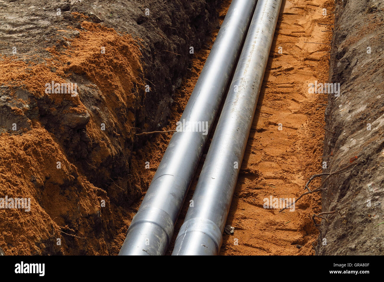 Line Pipe Stock Photo