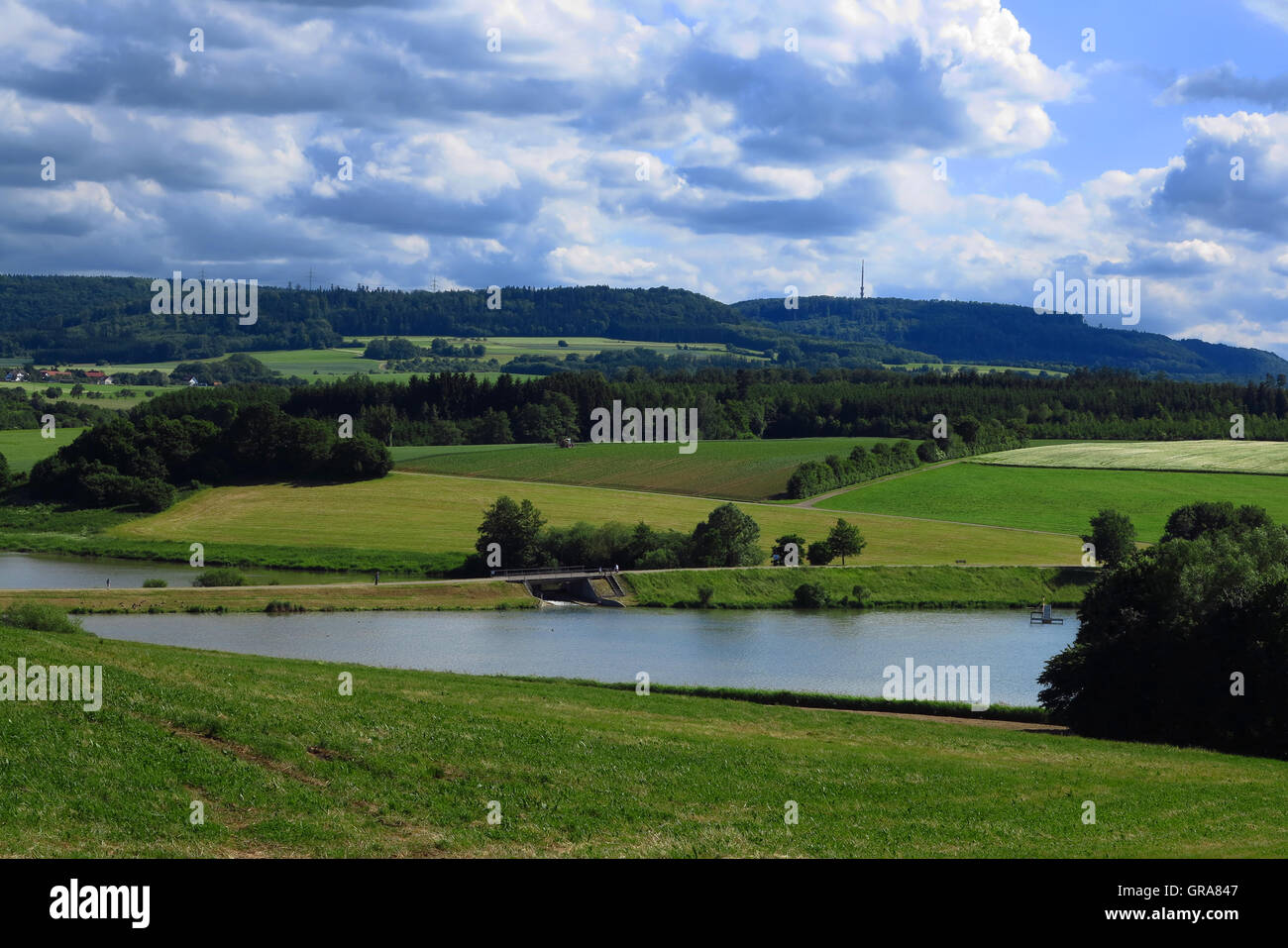 Bucher Stausee Stock Photo