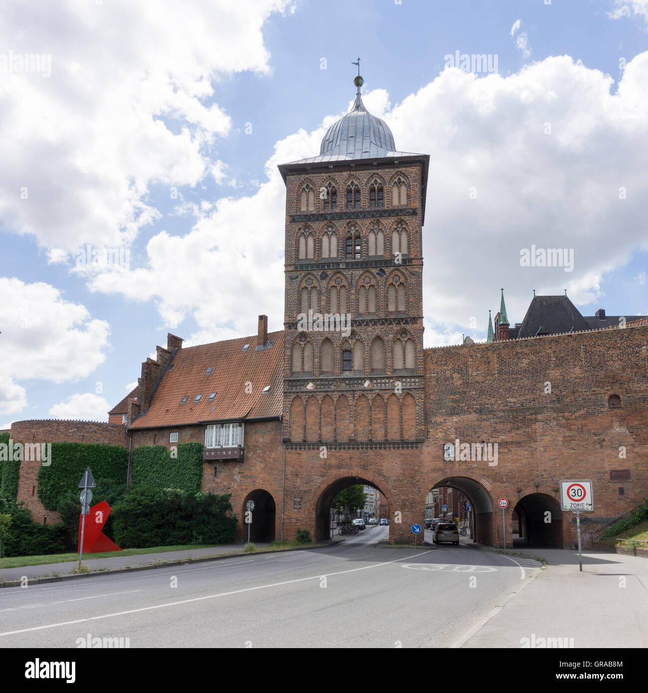 Burgtor, Castle Gate, Hanseatic City Of Lübeck, Unesco World Heritage ...