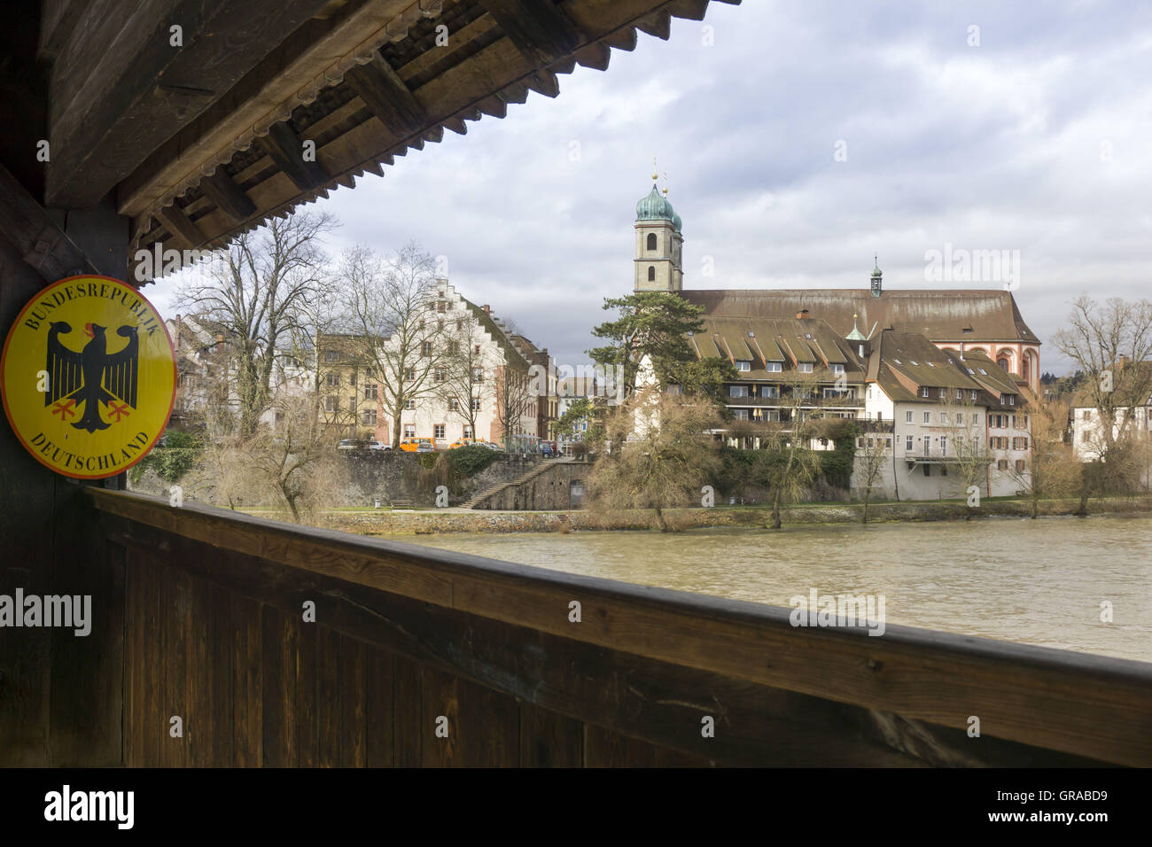 Bad Saeckingen Waldshut District Upper Stock Photos Bad