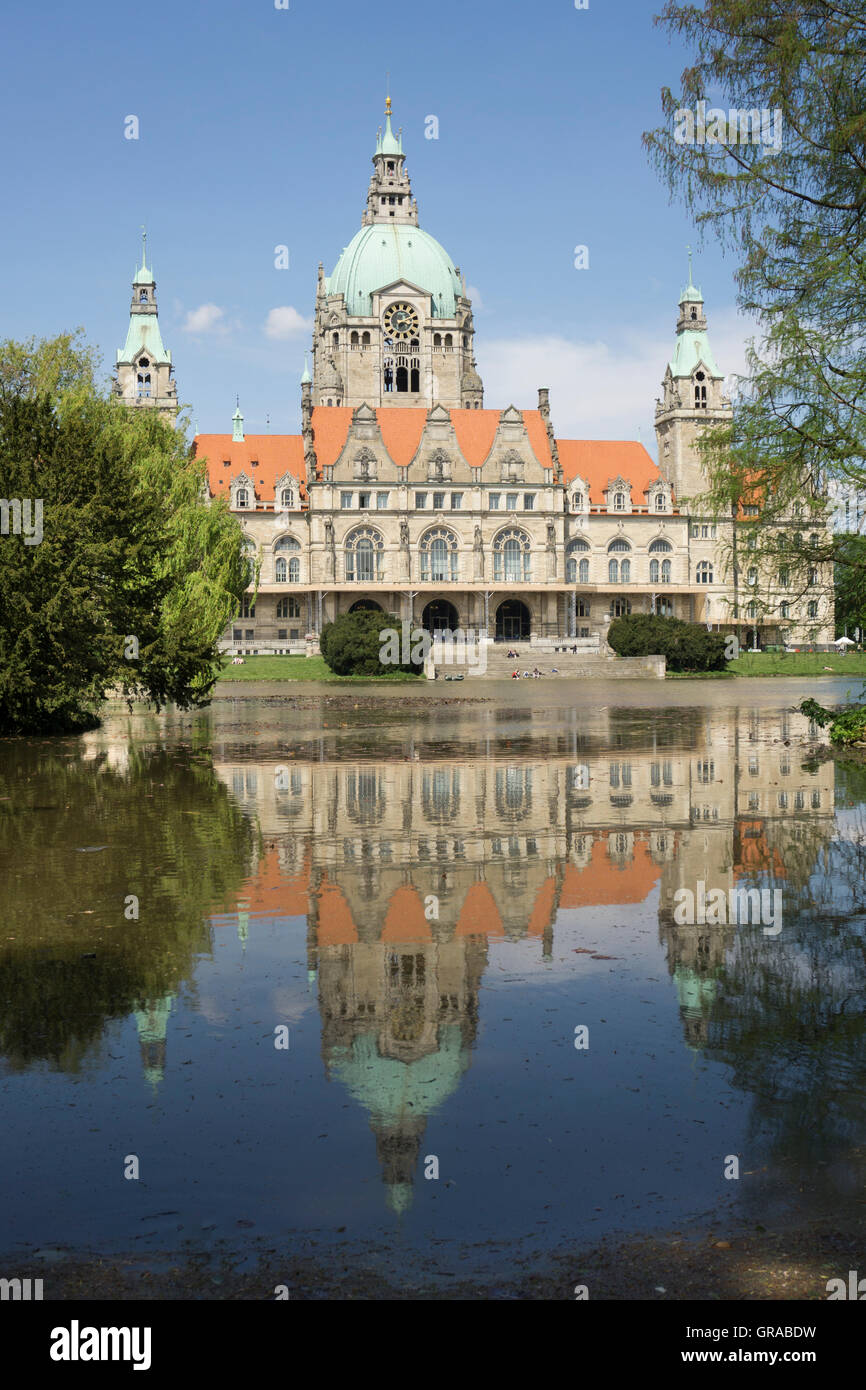 New Town Hall, Hannover, Lower Saxony, Germany, Europe Stock Photo - Alamy