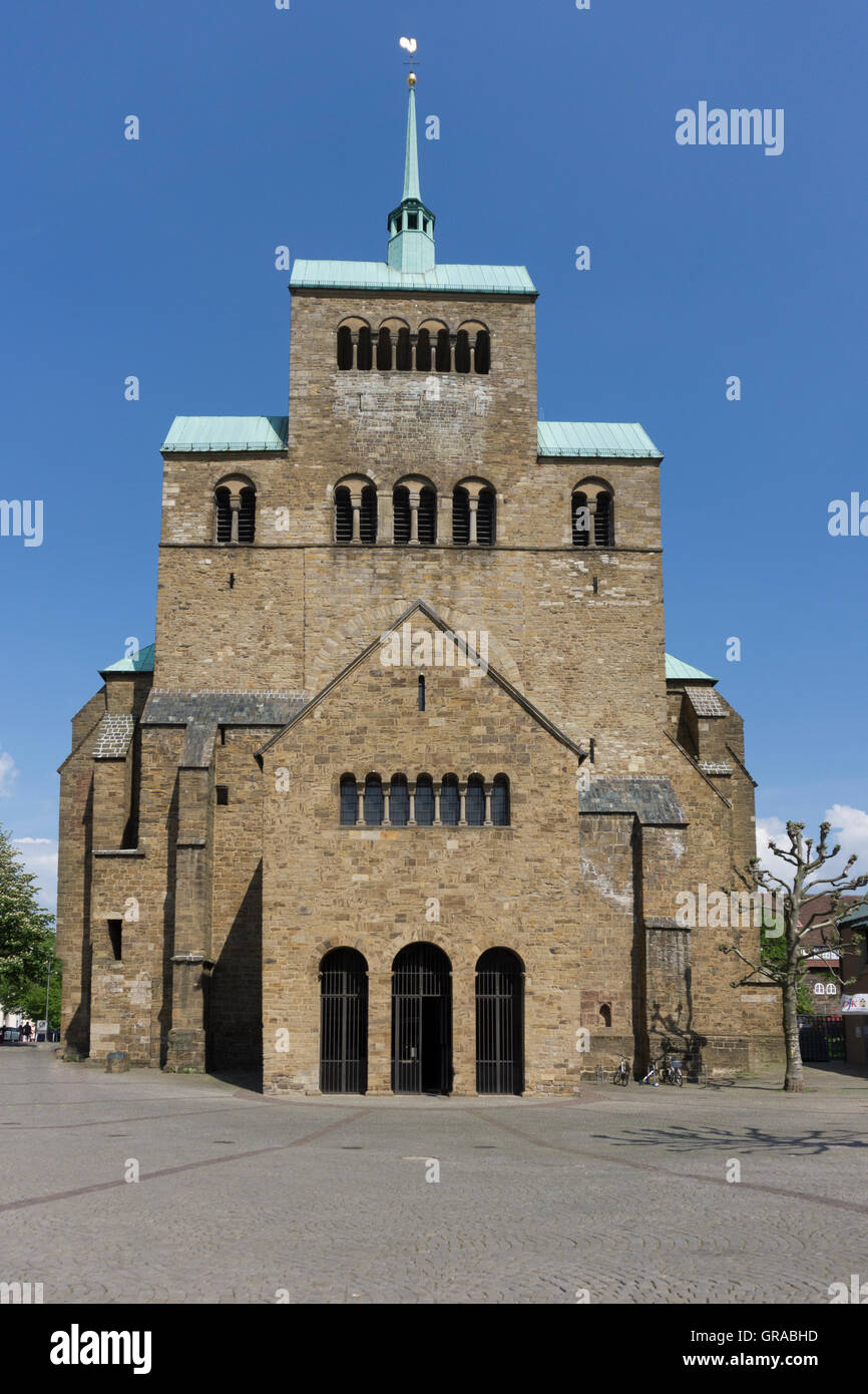 Minden Cathedral, Minden, North Rhine-Westphalia, Germany, Euope Stock Photo