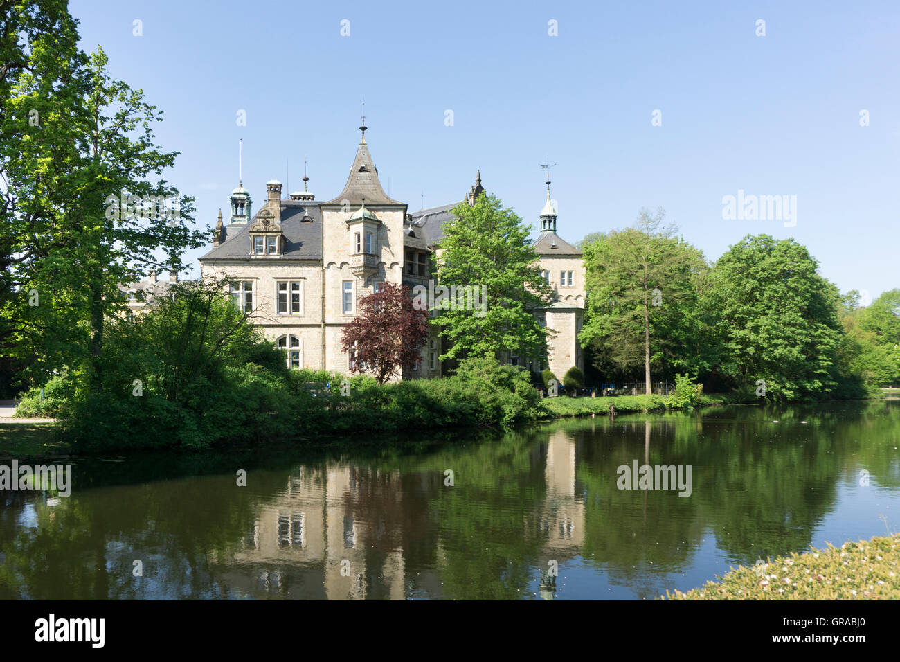 Bueckeburg Palace, Bueckeburg, District Schaumburg, Lower Saxony, Germany, Europe Stock Photo