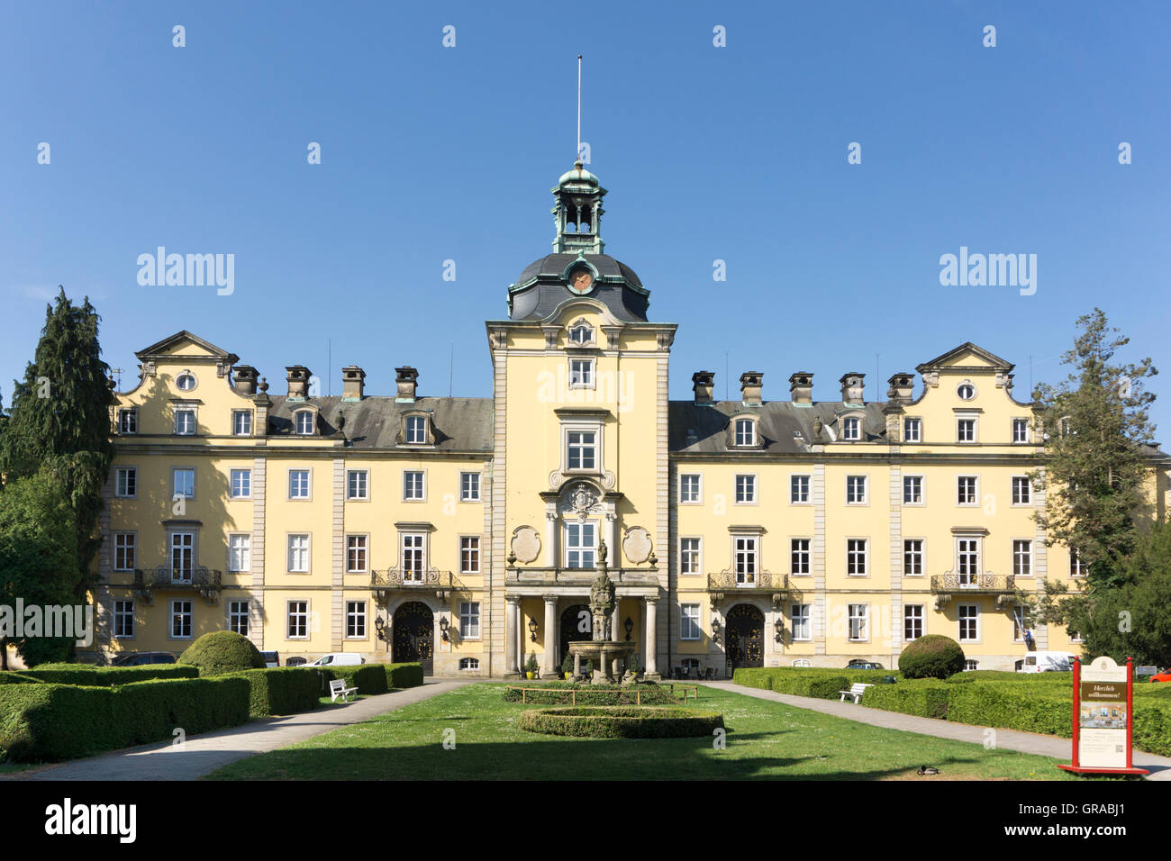 Bueckeburg Palace, Bueckeburg, District Schaumburg, Lower Saxony, Germany, Europe Stock Photo