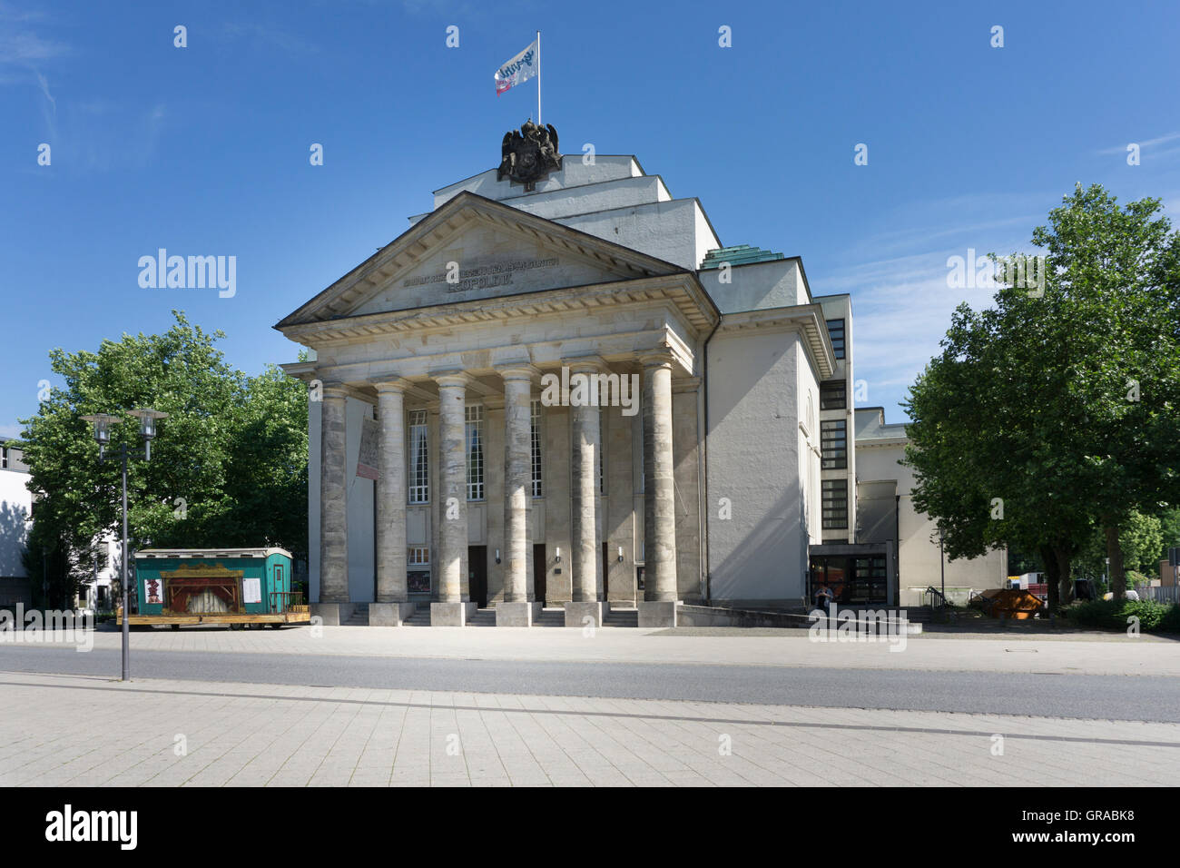 Landestheater Theatre Detmold, Ostwestfalen-Lippe, North Rhine-Westphalia, Germany, Europe Stock Photo