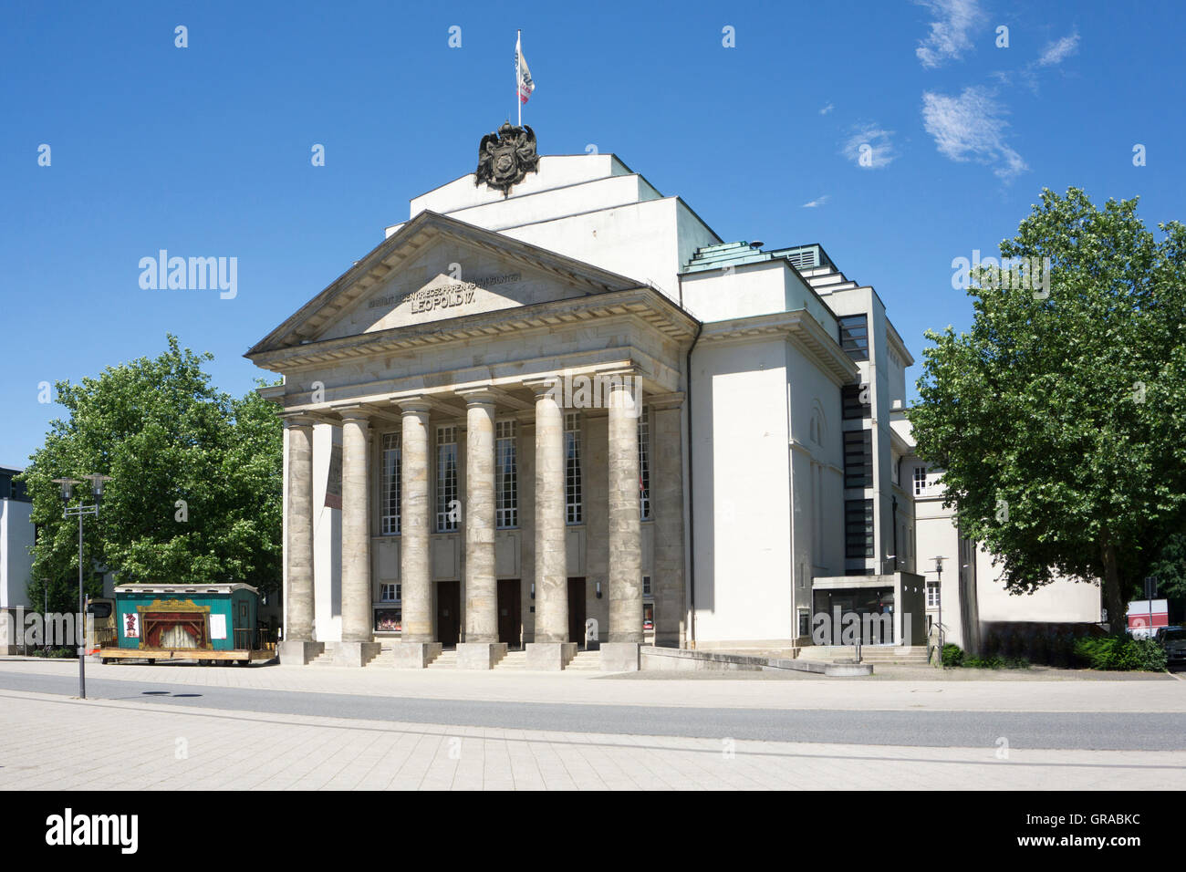 Landestheater Theatre Detmold, Ostwestfalen-Lippe, North Rhine-Westphalia, Germany, Europe Stock Photo