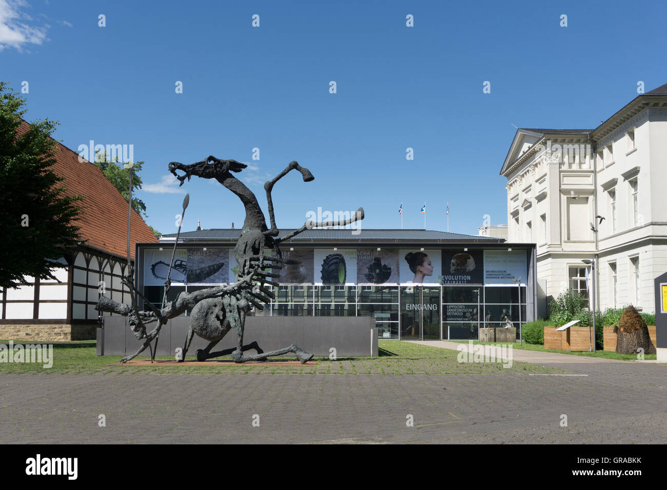 Lippisches Landesmuseum Museum, Detmold, Ostwestfalen-Lippe, North Rhine-Westphalia, Germany, Europe Stock Photo