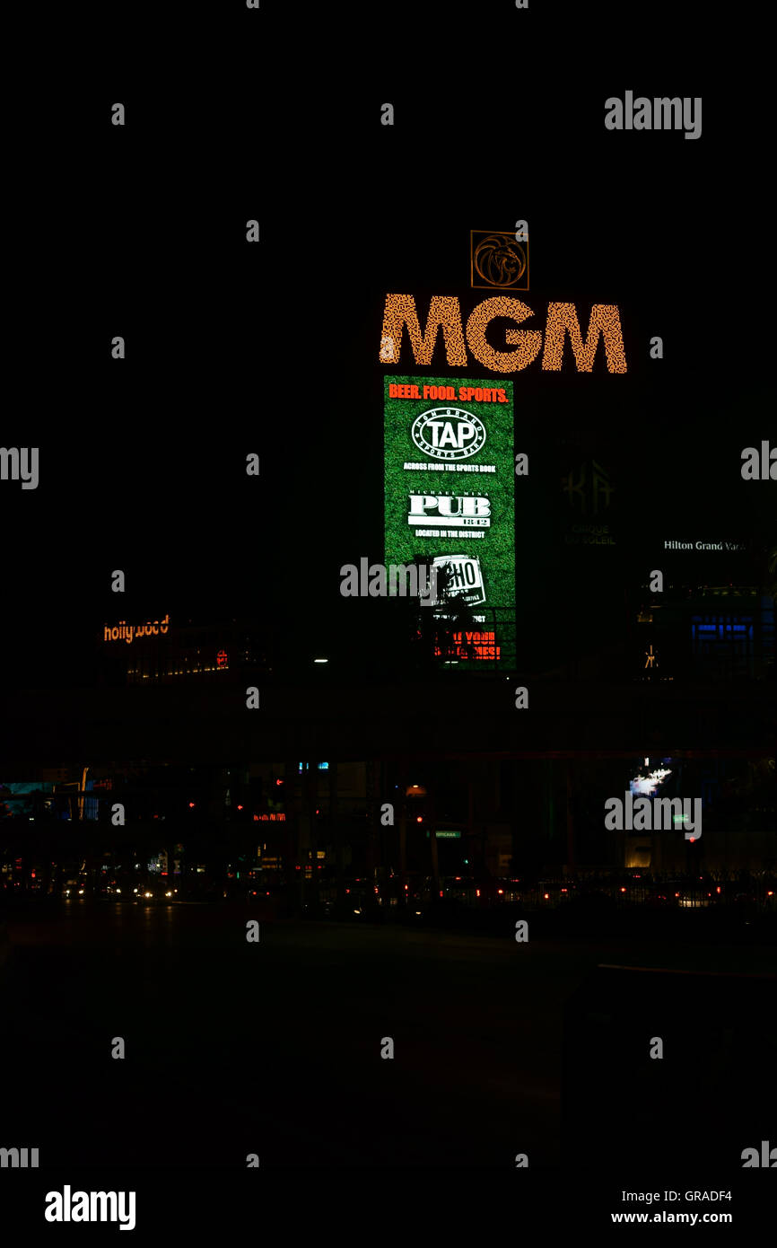 Billboard Mgm Stock Photo