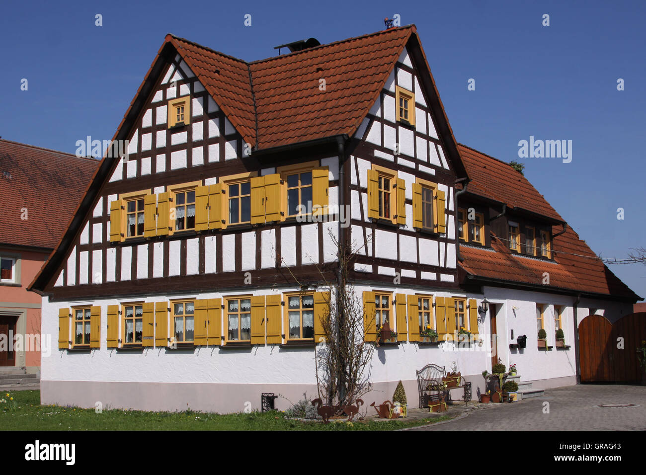 Halftimbered House Stock Photo