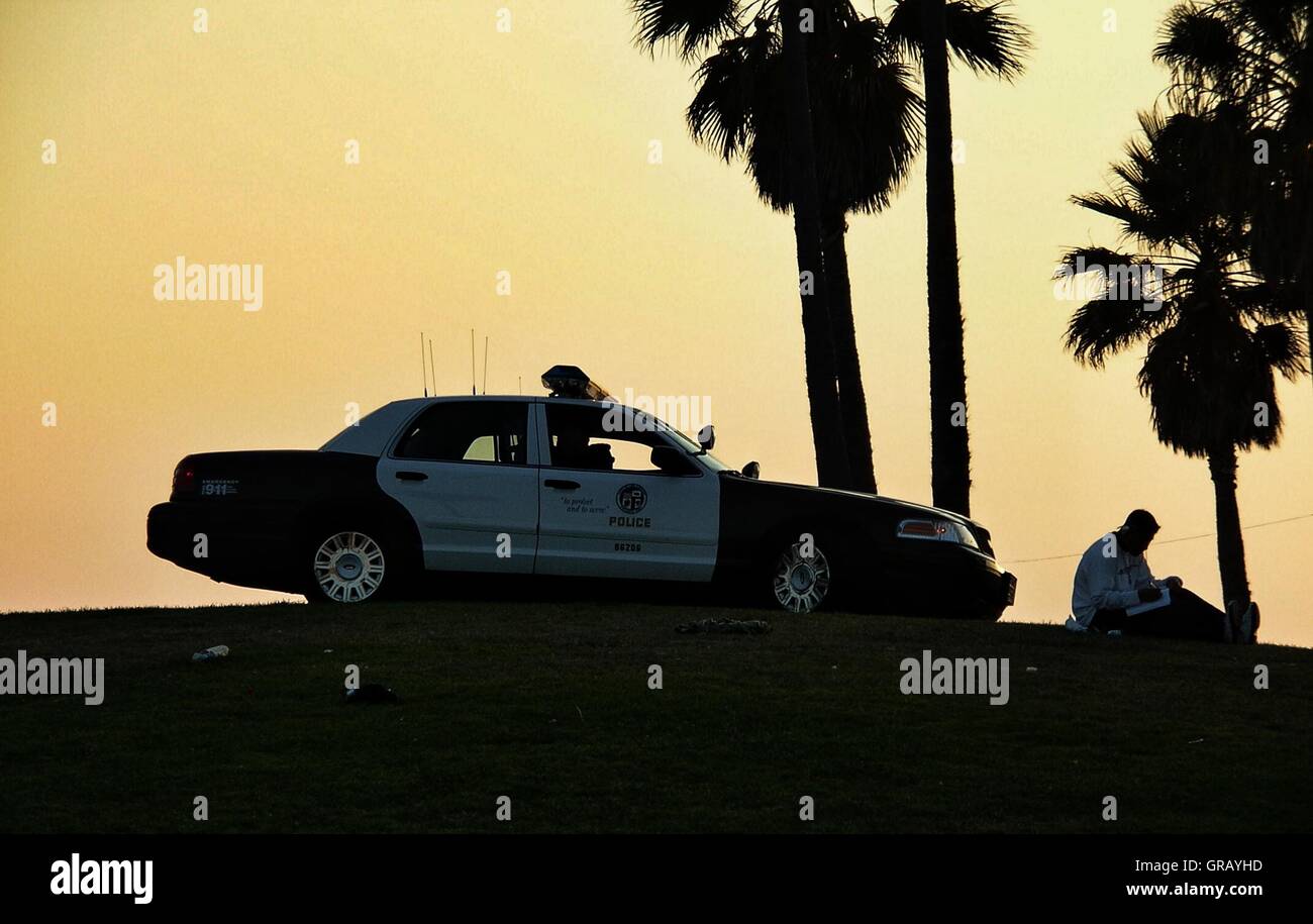 Stationary Police Car High Resolution Stock Photography and Images - Alamy