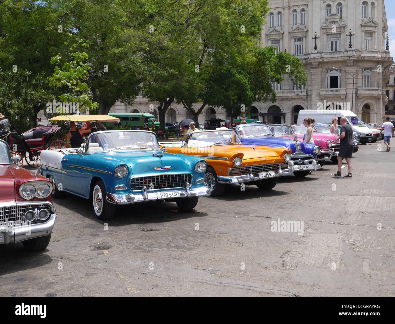Old Fashion Cars >> Colorful Old Fashioned Cars On Road In City Stock Photo Old Fashion Cars >> Colorful Old Fashioned Cars On Road In City Stock Photo