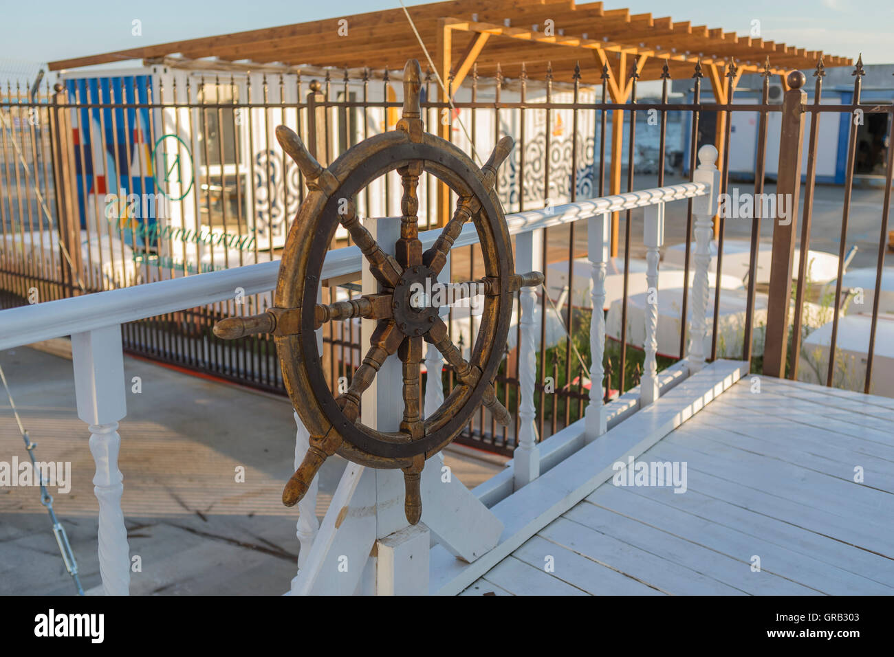 View steering wheel board hi-res stock photography and images - Alamy