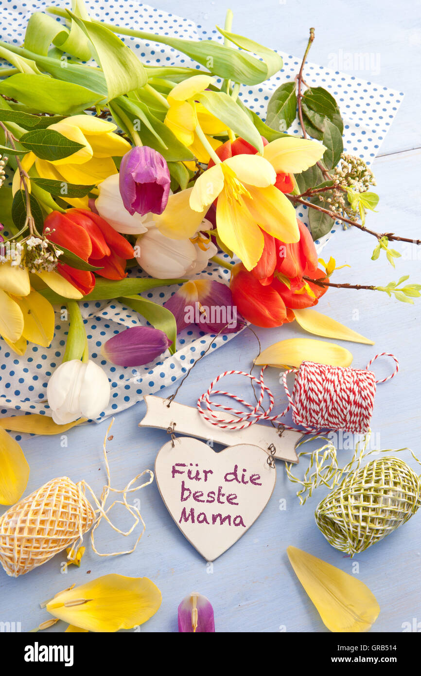 Flowers For Mothers Day Stock Photo Alamy