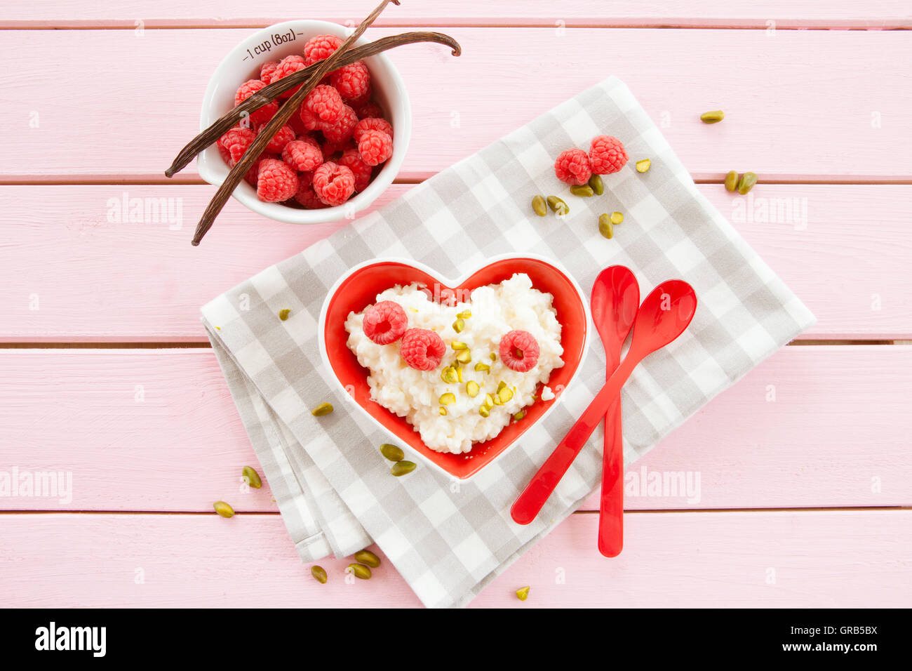 Sweet rice pudding nuts hi-res stock photography and images - Alamy