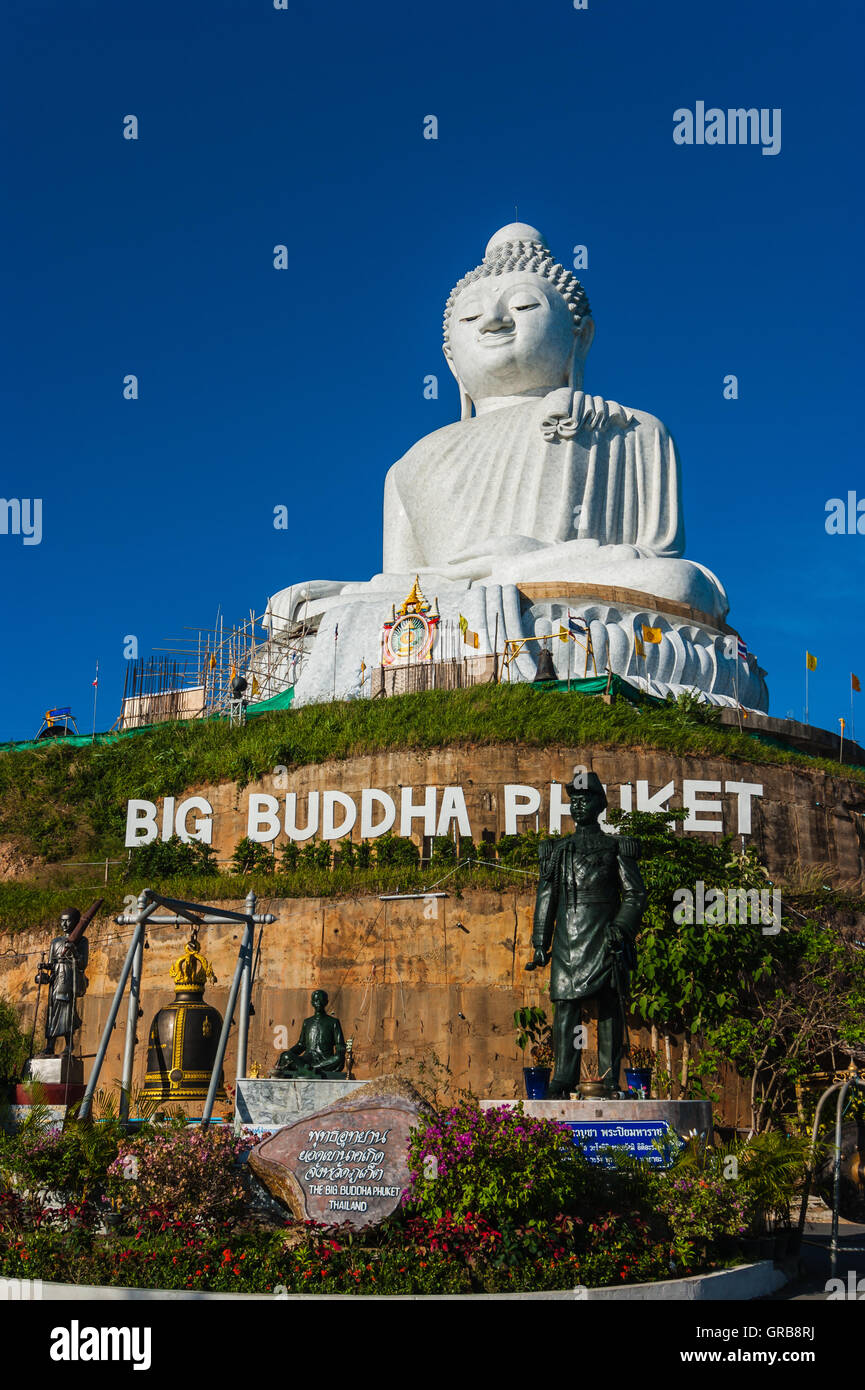 Big Buddha monument  in Thailand Stock Photo