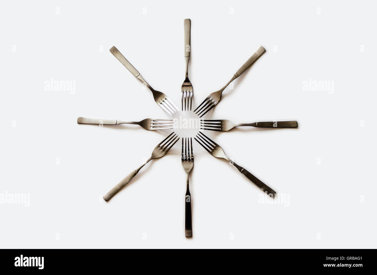 Forks Stock Photo Alamy