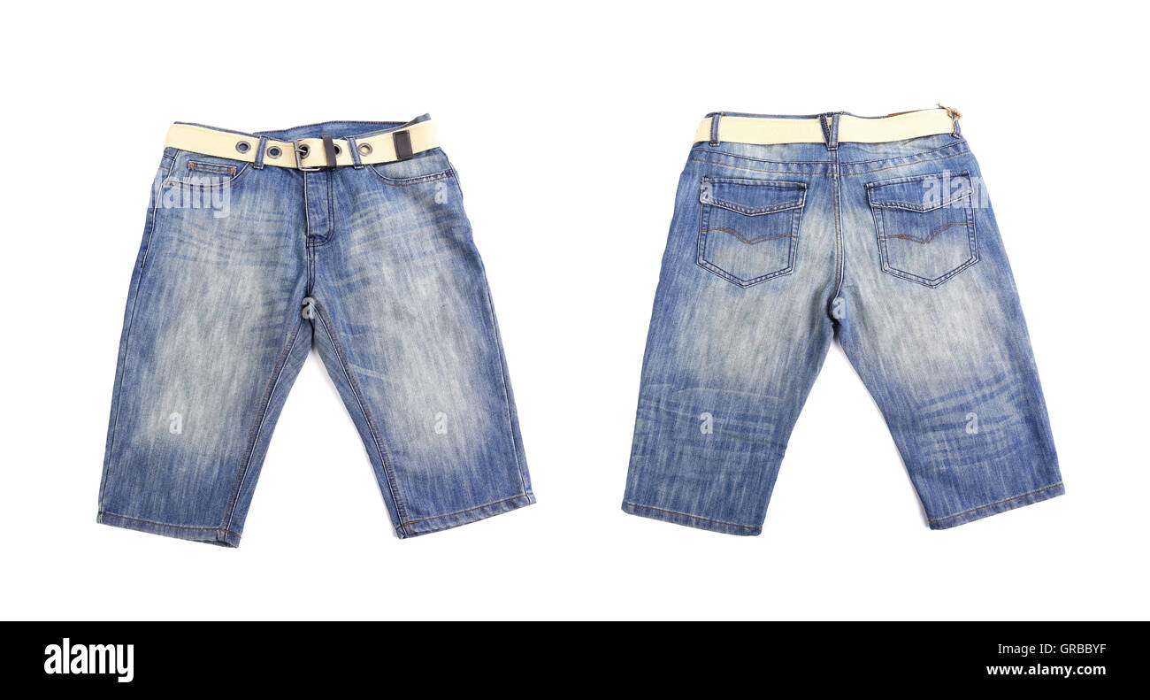 baby jeans isolated on white background Stock Photo - Alamy