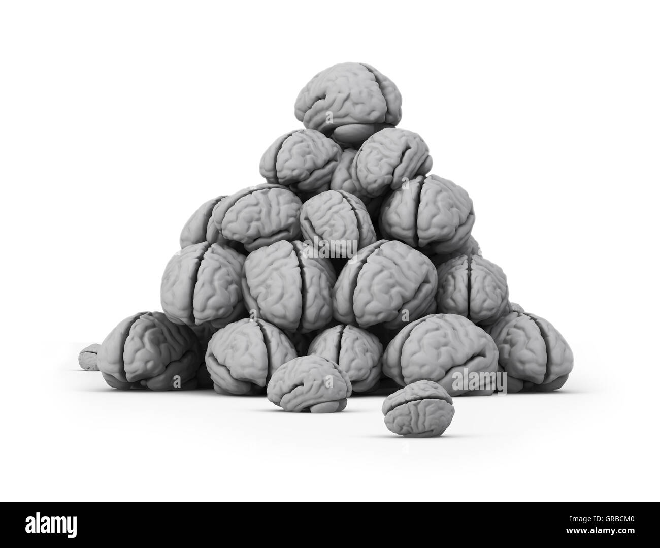 dump of brains Stock Photo