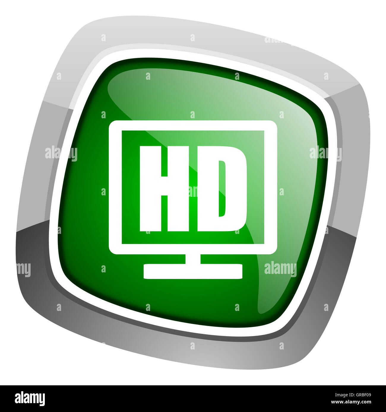 hd display icon Stock Photo