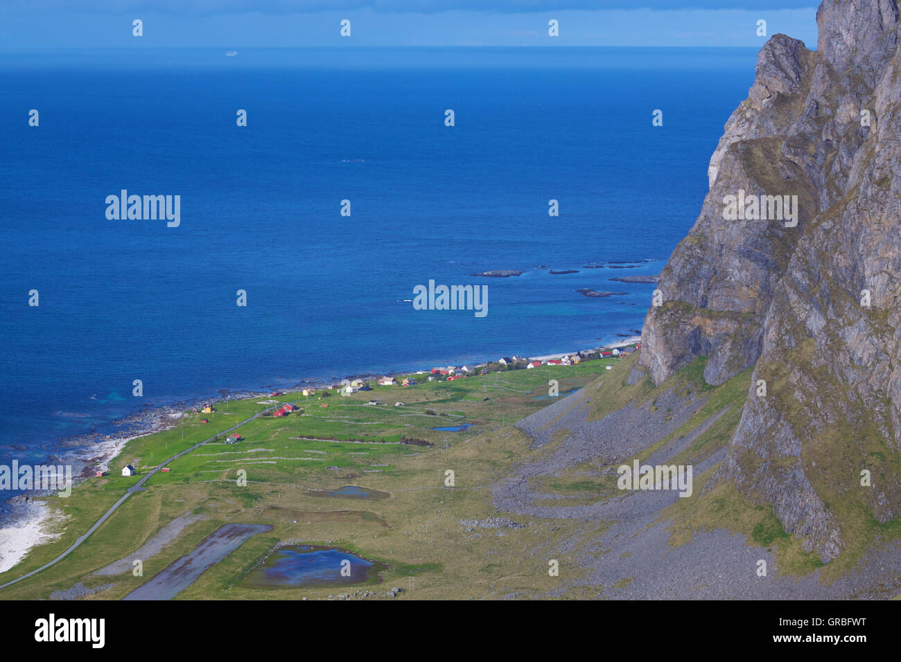 Coastal cliffs in Norway Stock Photo - Alamy