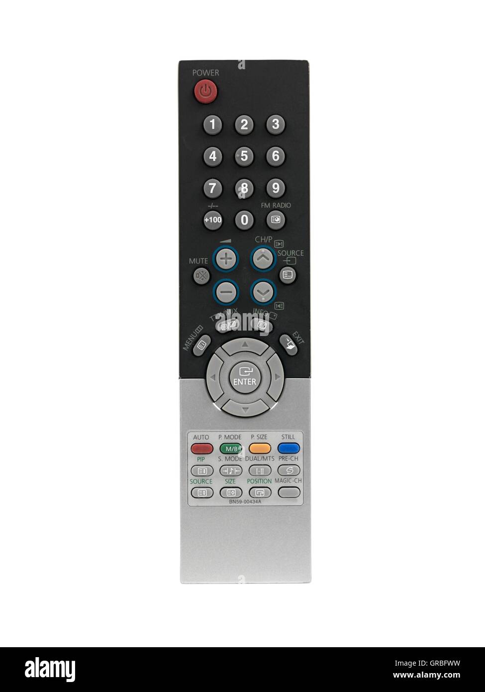 Remote Control Stock Adjusting tv set hi-res stock photography and images - Alamy