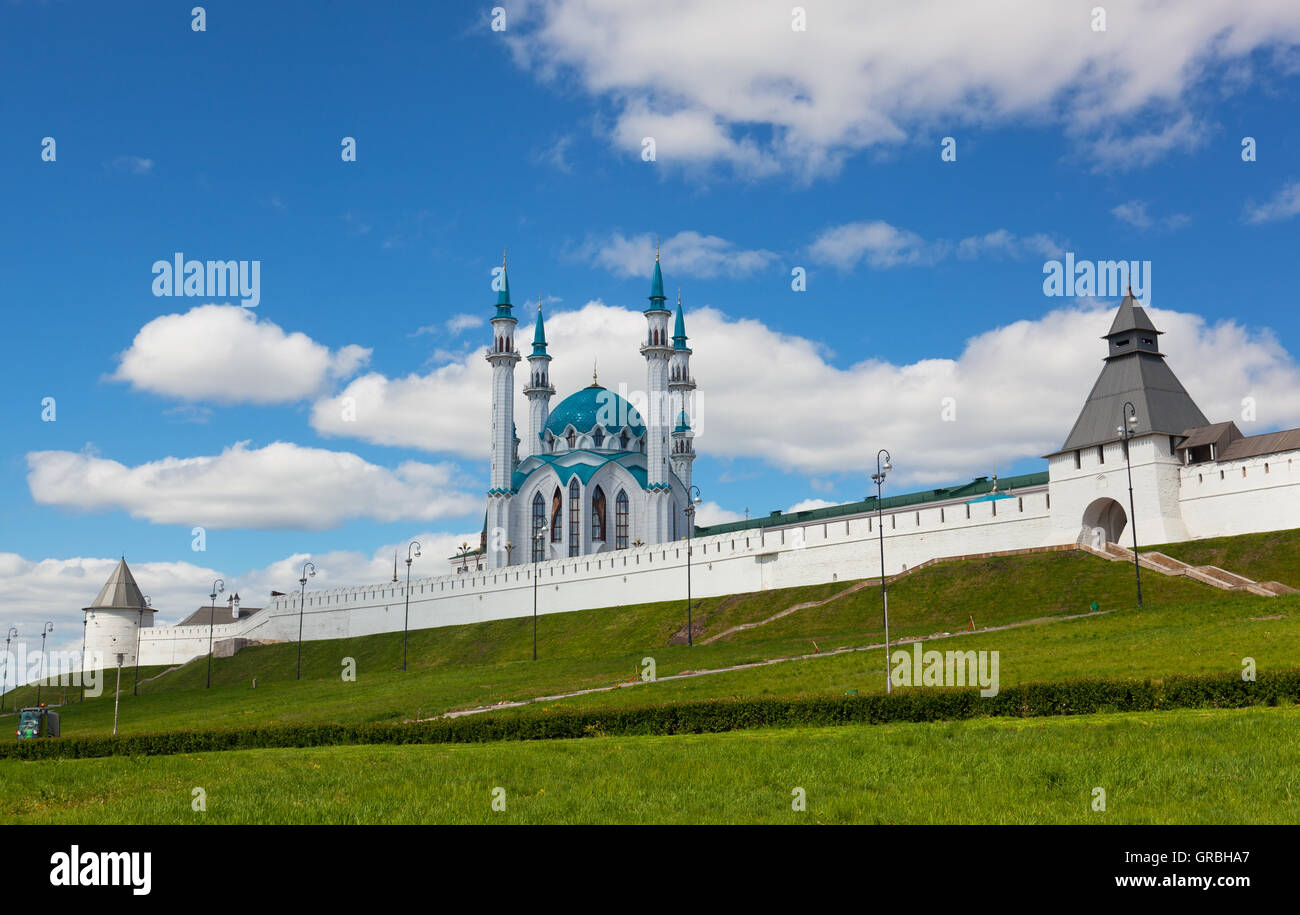 View of the Kazan Kremlin, Russia Stock Photo