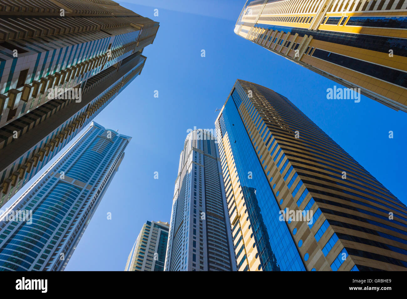 High rise buildings and streets in Dubai, UAE Stock Photo - Alamy