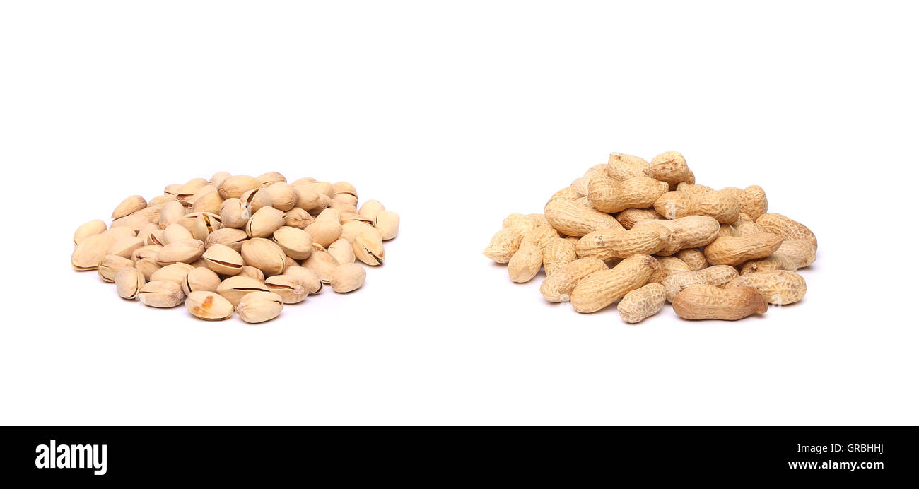 pistachios and peanuts Stock Photo Alamy