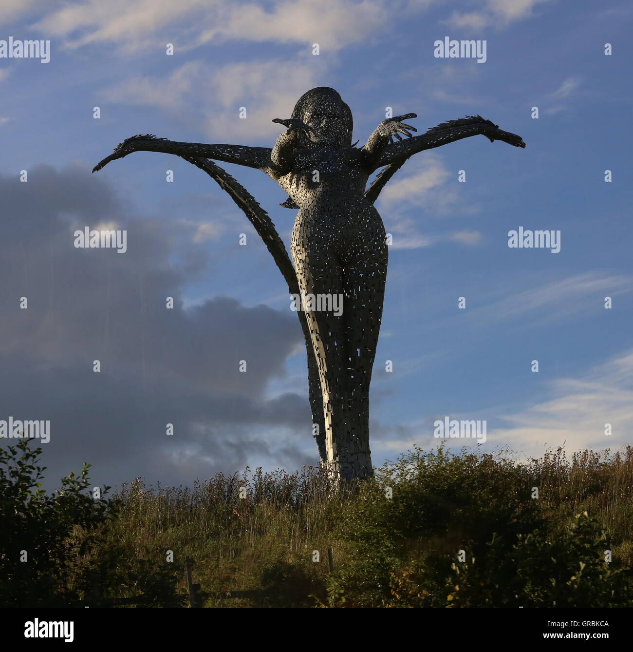 Arria by artist Andy Scott near Cumbernauld Scotland September 2016