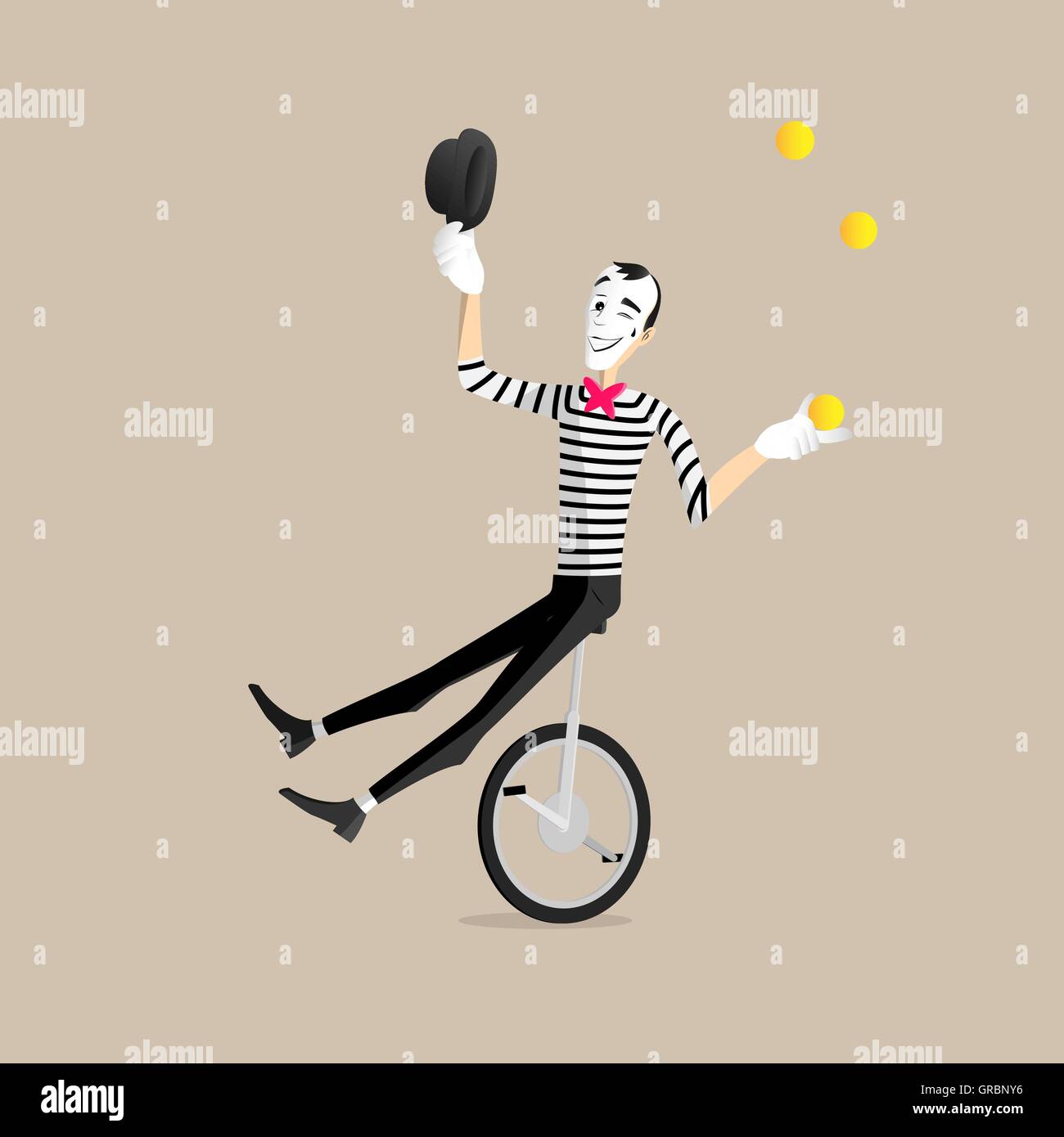 French clown hi-res stock photography and images - Alamy