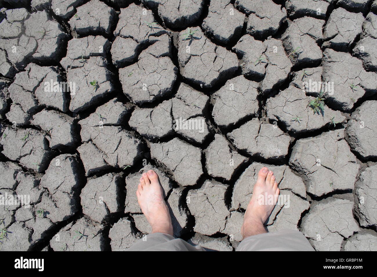 walking feet cracked Drought real photo climate Stock Photo Alamy
