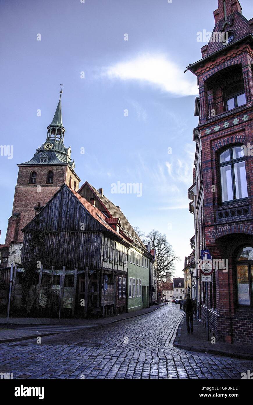 Hanseatic Town Of Lüneburg, Historical Center Stock Photo