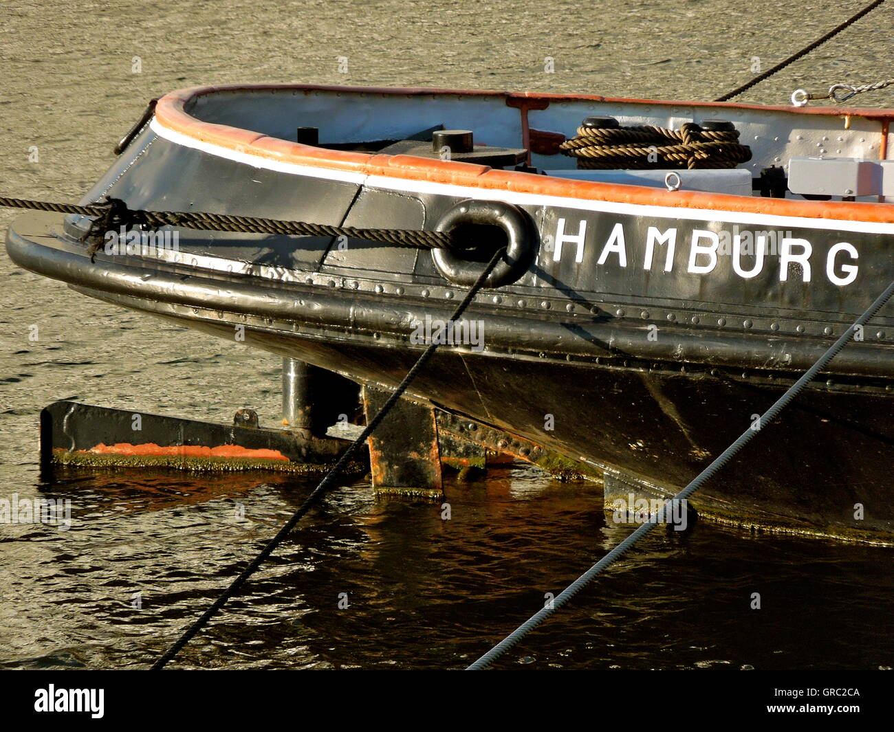 Evening Sun On Hull Of Old Steamboat Stock Photo - Alamy