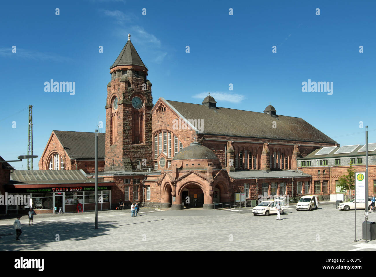Giessen Train Station Stock Photo