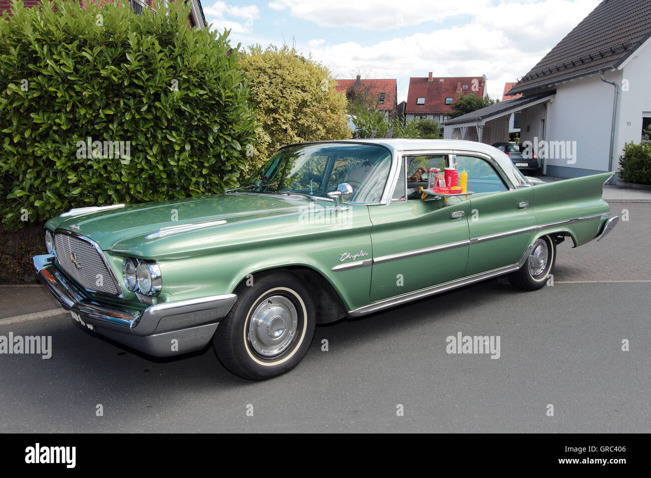 Classic Car Chrysler Stock Photo