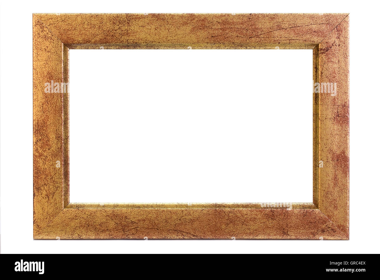 Brown Picture Frame Isolated On White Background Stock Photo - Alamy