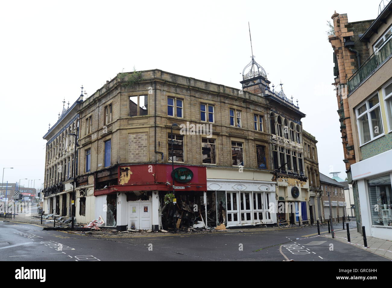 Former Barnsley Chicago Rock is demolished after it caught