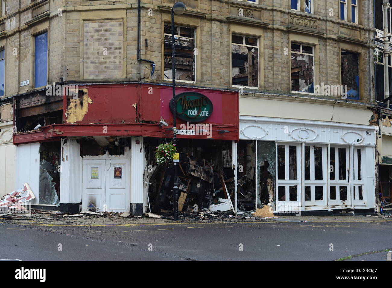 Former Barnsley Chicago Rock is demolished after it caught