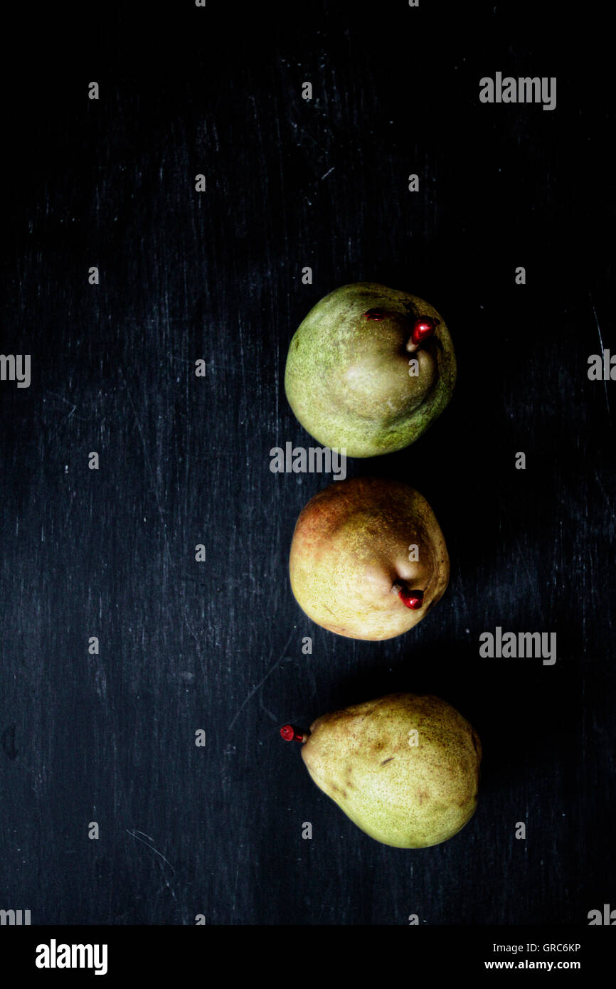 Pears Fruit Harvest Seed Food Land Tree Amount Skin Stock Photo